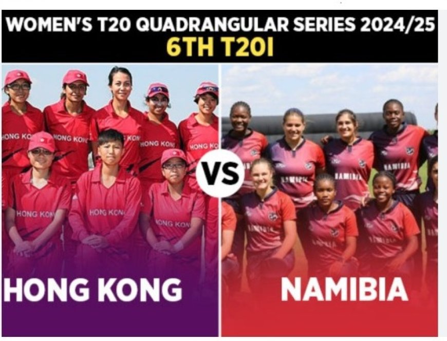 Thailand Women Defeat Hong Kong Women by 32 Runs in T20 Quadrangular Series